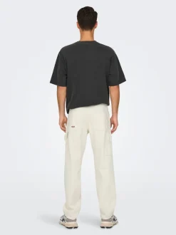 ONSEDGE Vita media Straight Fit Jeans