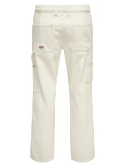 ONSEDGE Vita media Straight Fit Jeans
