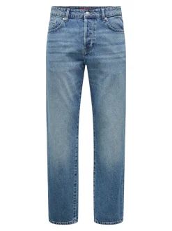ONSEDGE Vita media Straight Fit Jeans