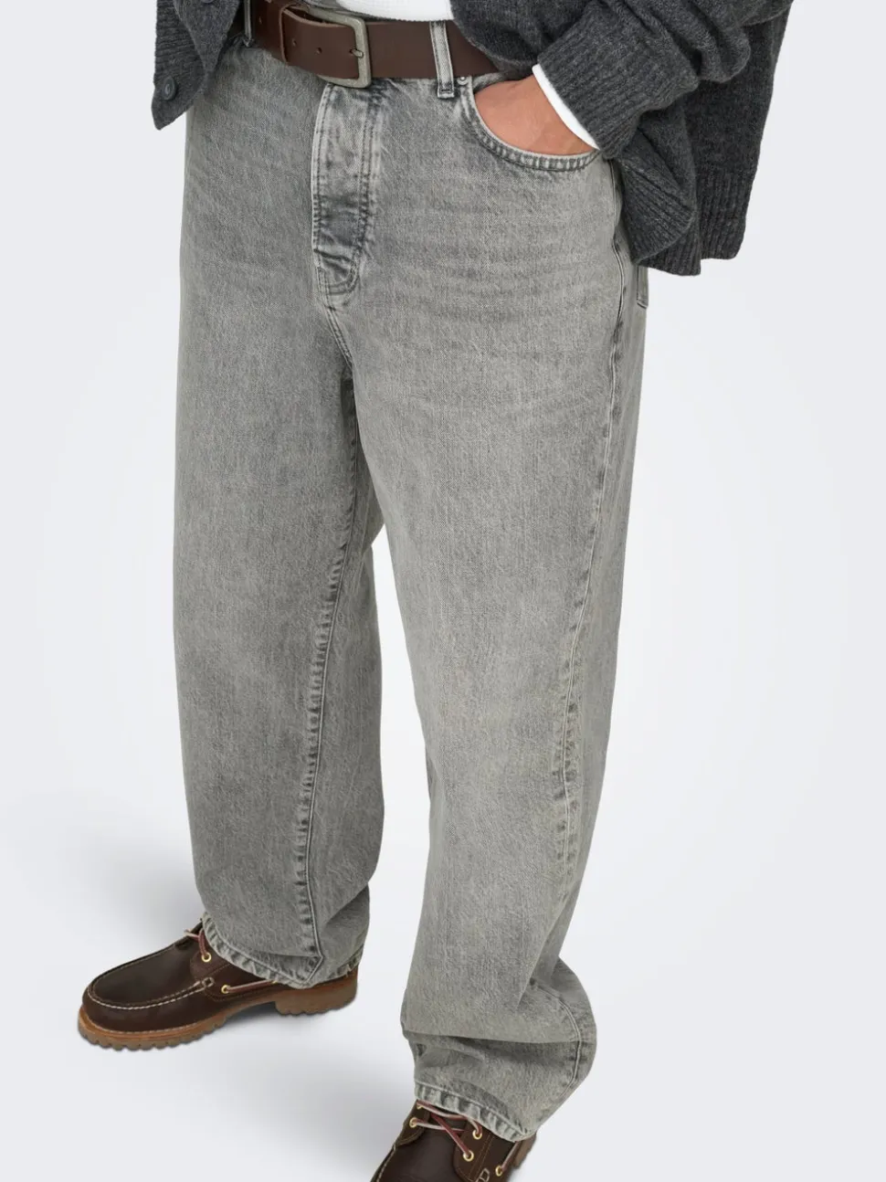 ONSFADE Vita media Loose Fit Jeans