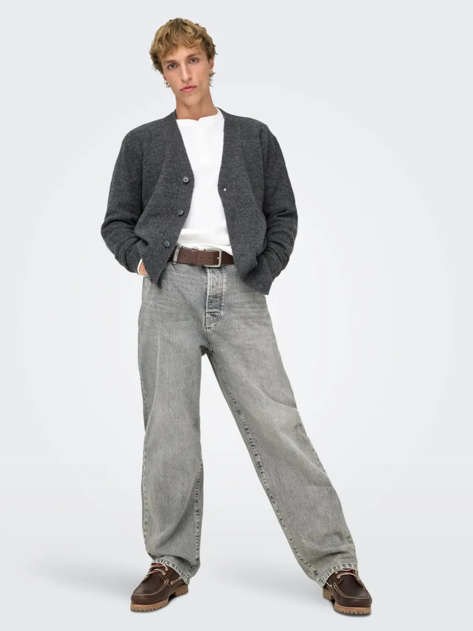 ONSFADE Vita media Loose Fit Jeans