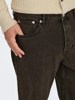 ONSFADE Vita media Loose Fit Jeans