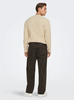 ONSFADE Vita media Loose Fit Jeans
