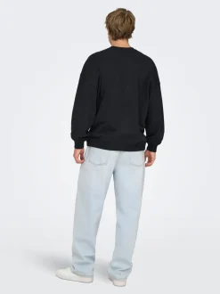 ONSFADE Vita media Loose Fit Strecth Jeans