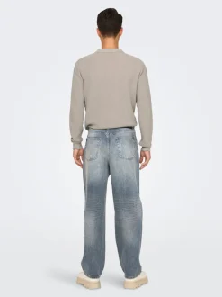 ONSFADE Vita media Loose Fit Jeans