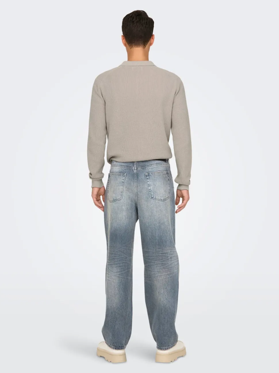 ONSFADE Vita media Loose Fit Jeans