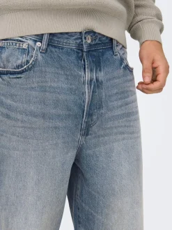 ONSFADE Vita media Loose Fit Jeans