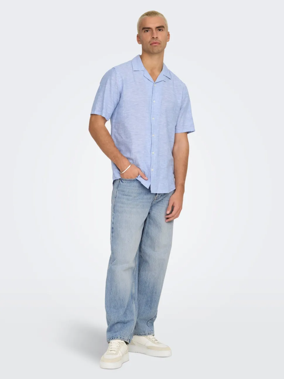 ONSFADE Vita media Loose Fit Jeans