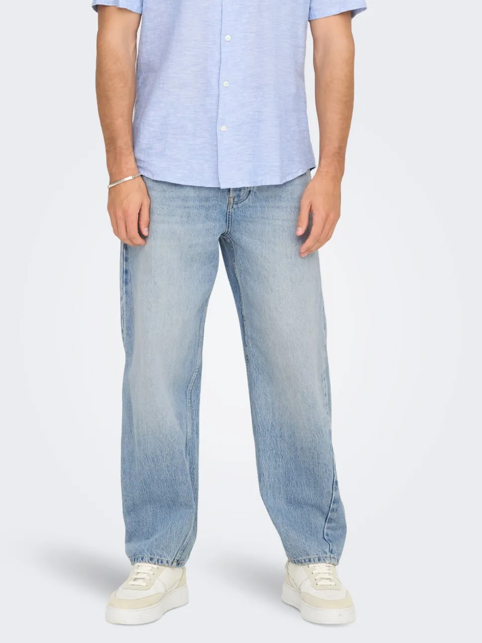 ONSFADE Vita media Loose Fit Jeans