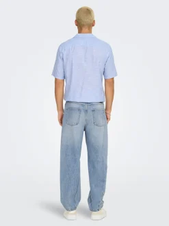 ONSFADE Vita media Loose Fit Jeans