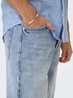 ONSFADE Vita media Loose Fit Jeans