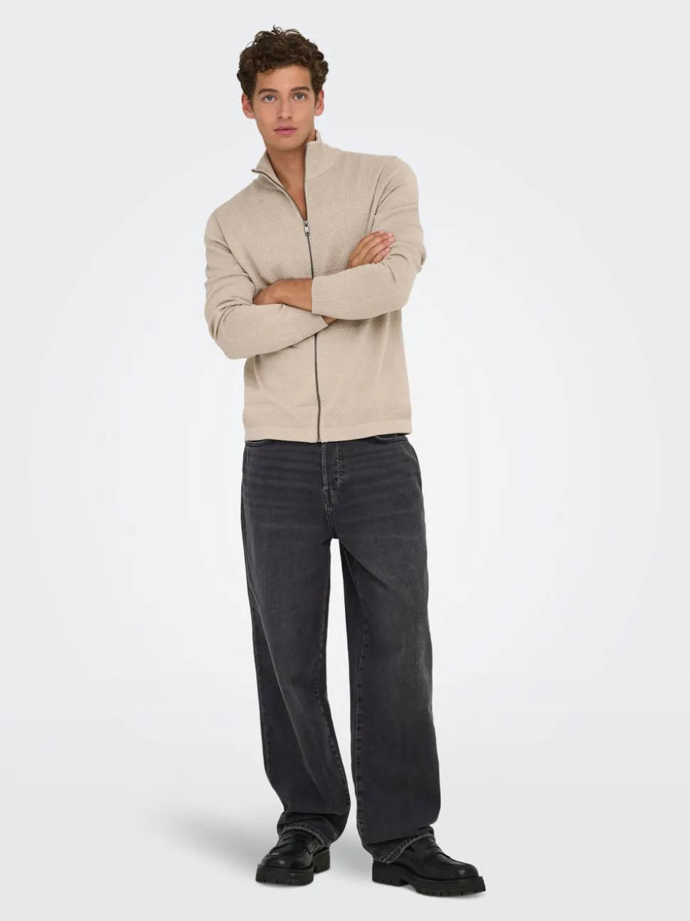 ONSFADE Vita media Loose Fit Jeans