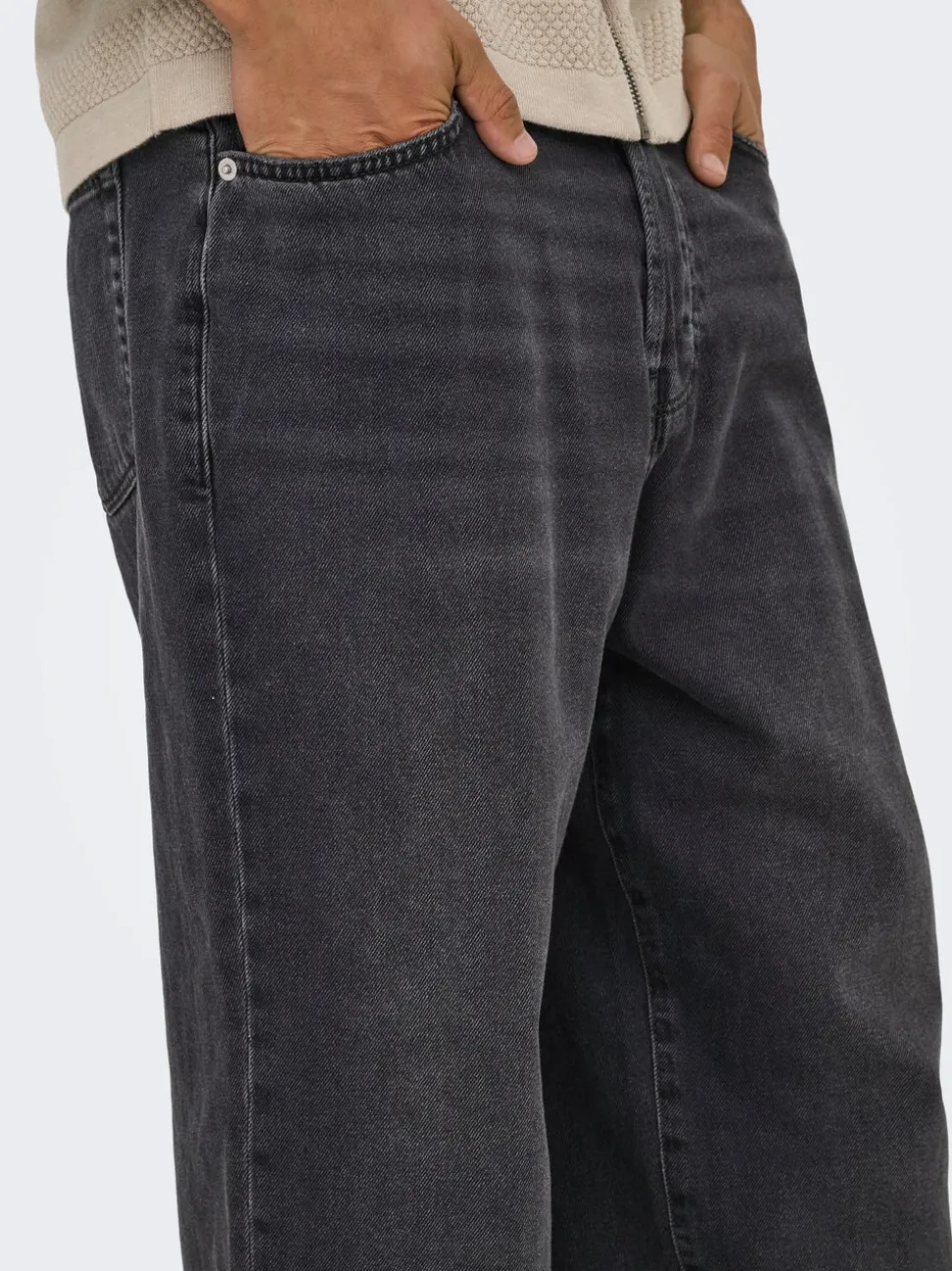 ONSFADE Vita media Loose Fit Jeans