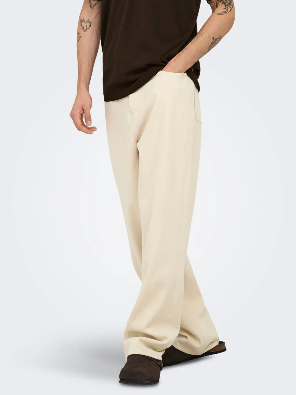 -ONSFADE Vita media Loose Fit Jeans