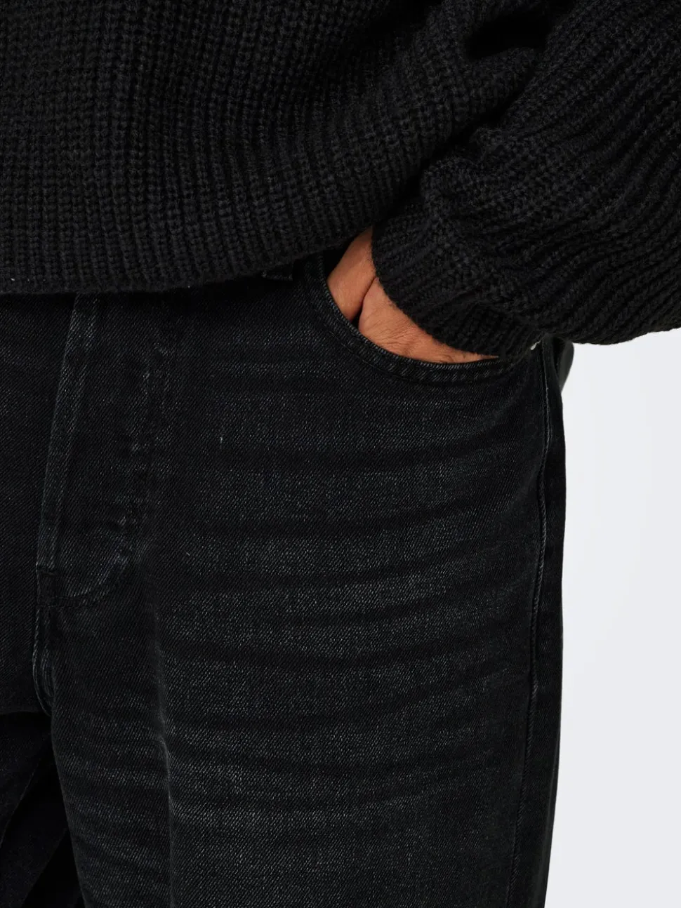 ONSFADE Vita media Loose Fit Jeans