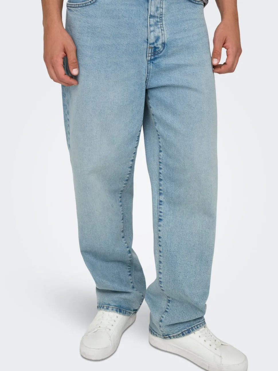 ONSFADE Vita media Loose Fit Strecth Jeans