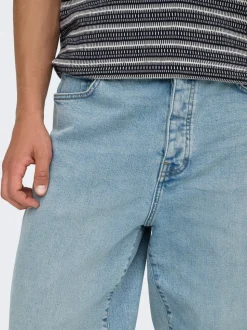 ONSFADE Vita media Loose Fit Strecth Jeans