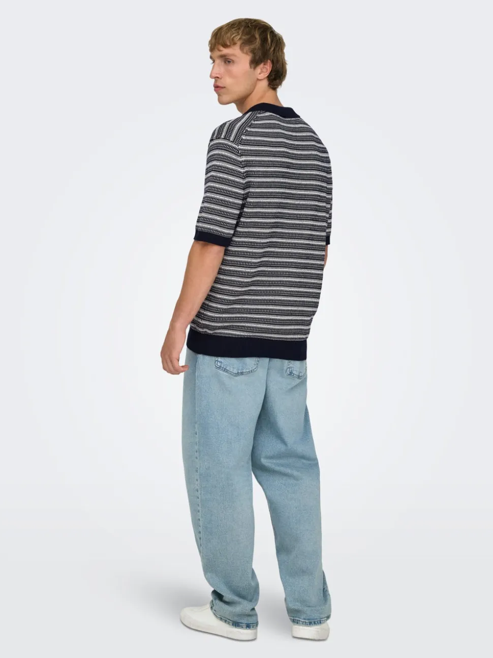 ONSFADE Vita media Loose Fit Strecth Jeans