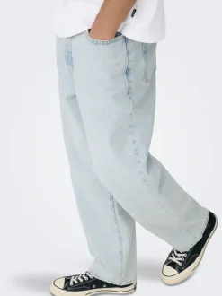 ONSFADE Vita media Loose Fit Jeans