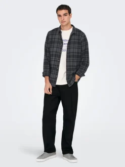 ONSFADE Vita media Loose Fit Jeans