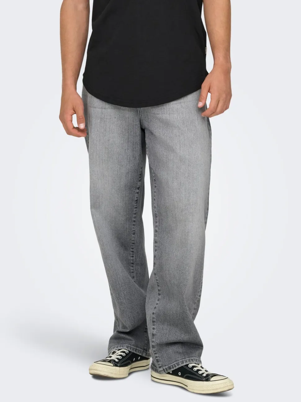 ONSFADE Vita media Loose Fit Strecth Jeans