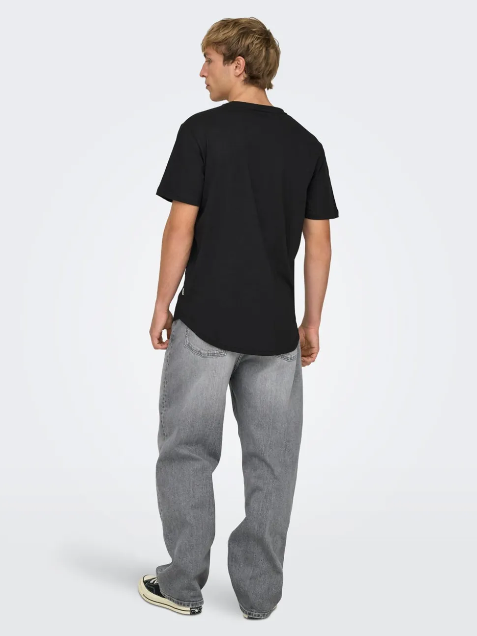 ONSFADE Vita media Loose Fit Strecth Jeans