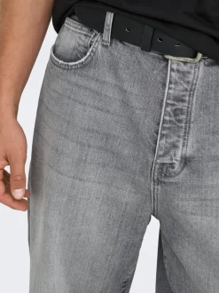 ONSFADE Vita media Loose Fit Strecth Jeans