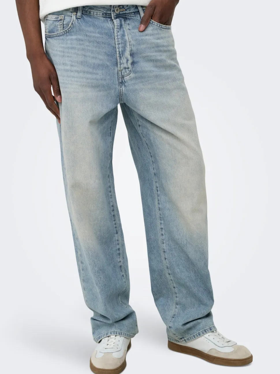 ONSFADE Vita media Loose Fit Jeans