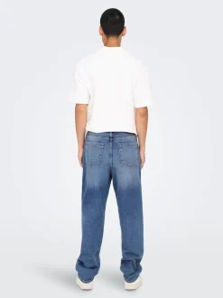 ONSFADE Vita media Loose Fit Jeans