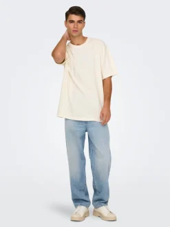 ONSFADE Vita media Loose Fit Jeans