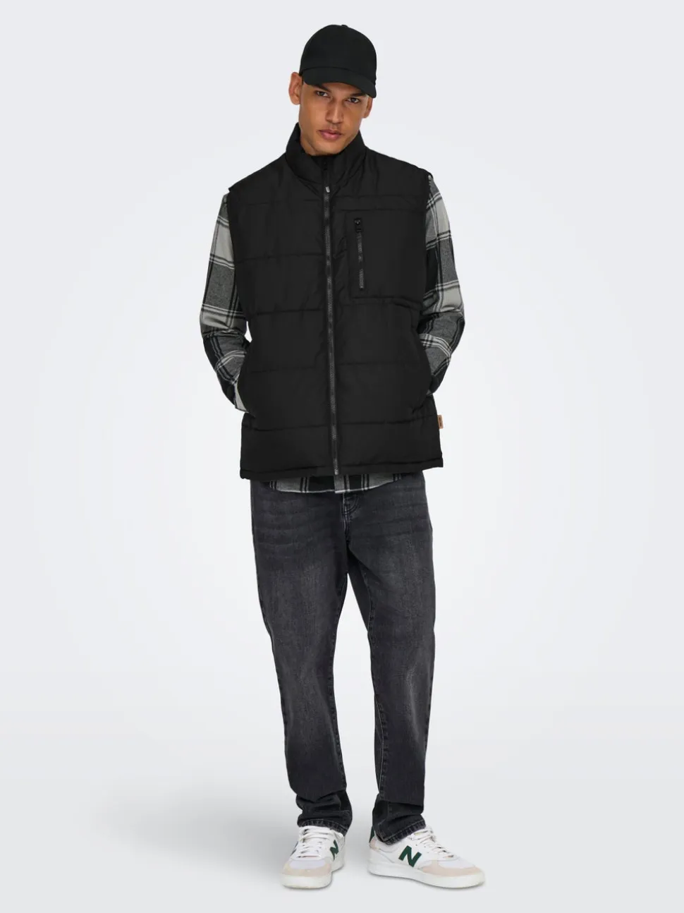 ONSJAKE Gilet trapuntato
