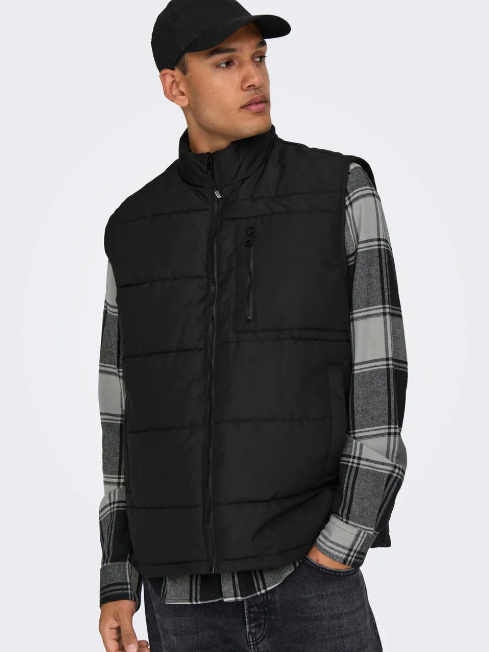 ONSJAKE Gilet trapuntato