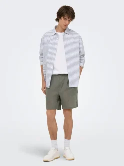 ONSLAURENCE Regular Fit Lino Shorts