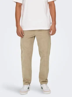 ONSLINUS Pantaloni in velluto a coste taglio tapered fit