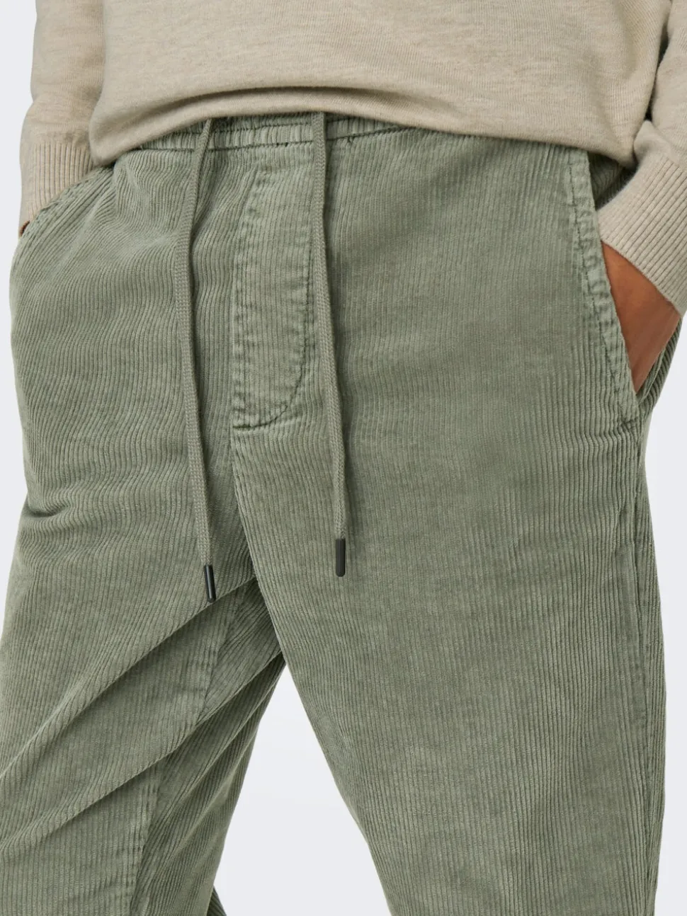 ONSLINUS Pantaloni in velluto a coste taglio tapered fit