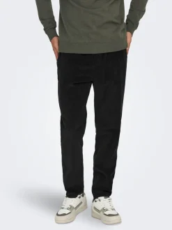 ONSLINUS Pantaloni in velluto a coste taglio tapered fit