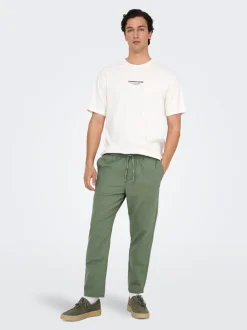 ONSLINUS Tapered Fit Lino Jogger