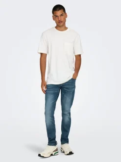 ONSLOOM Vita bassa Slim Tapered Fit Jeans