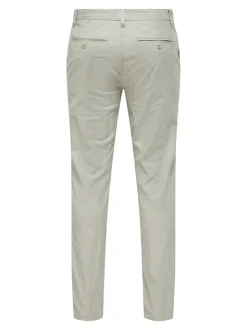 ONSMARK Tapered Fit Lino Pantaloni chino