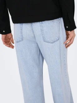 ONSREMI Vita media Barrel fit Jeans