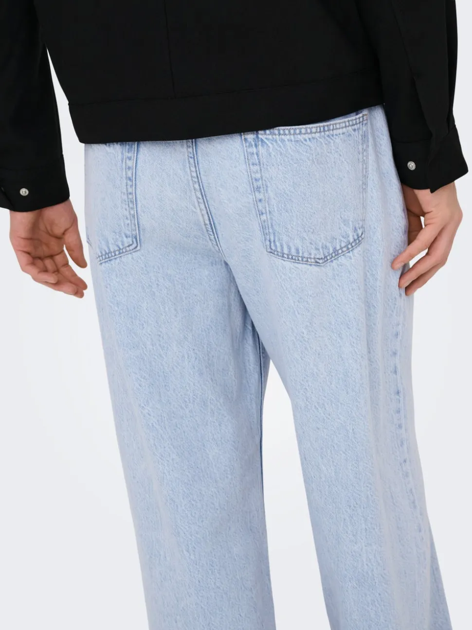 ONSREMI Vita media Barrel fit Jeans