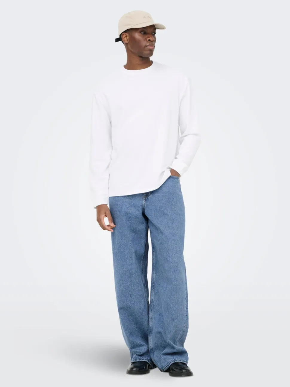 ONSREMI Vita media Wide Leg Fit Jeans