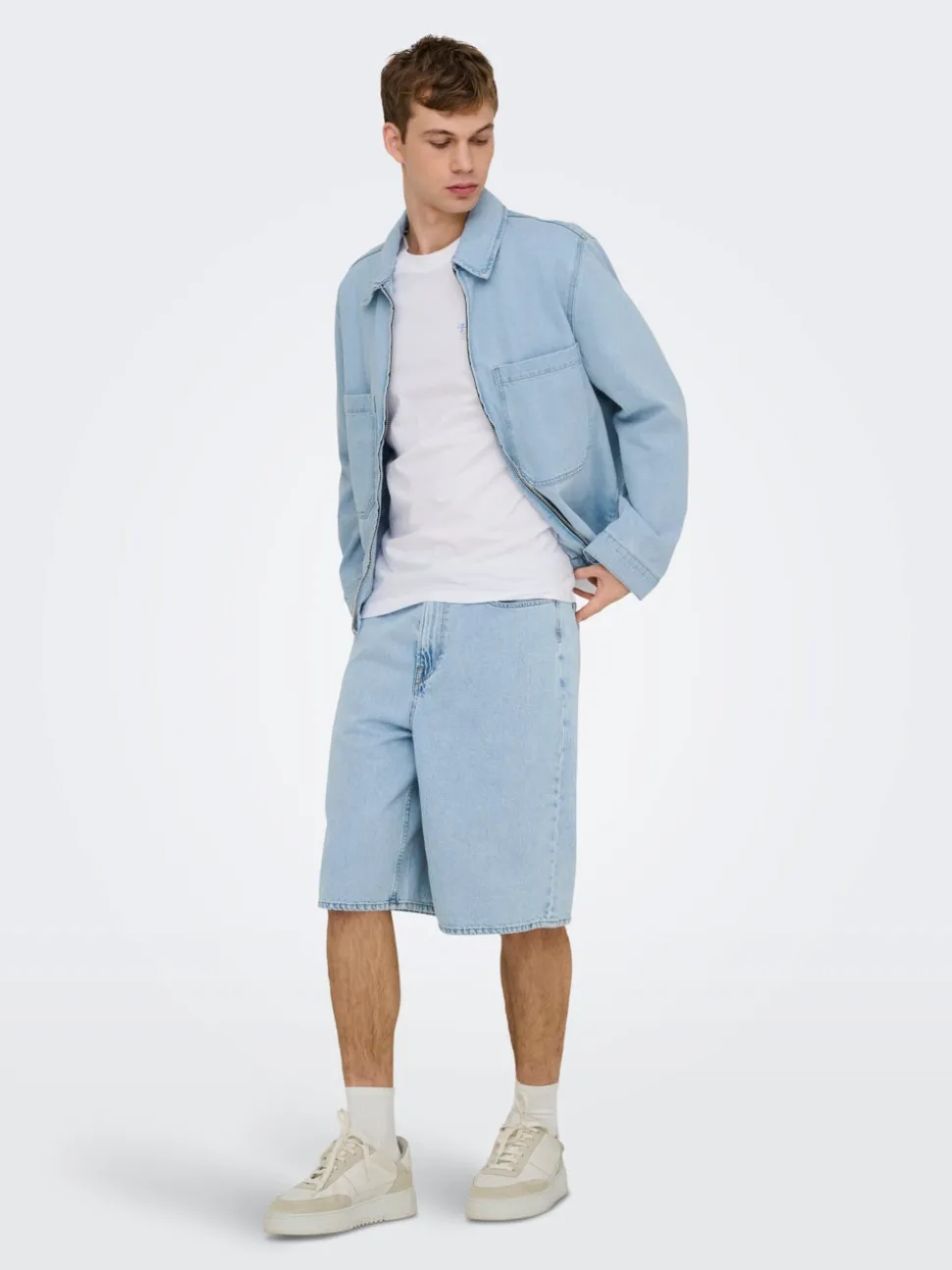ONSREMI Vita media Wide Leg Fit Shorts