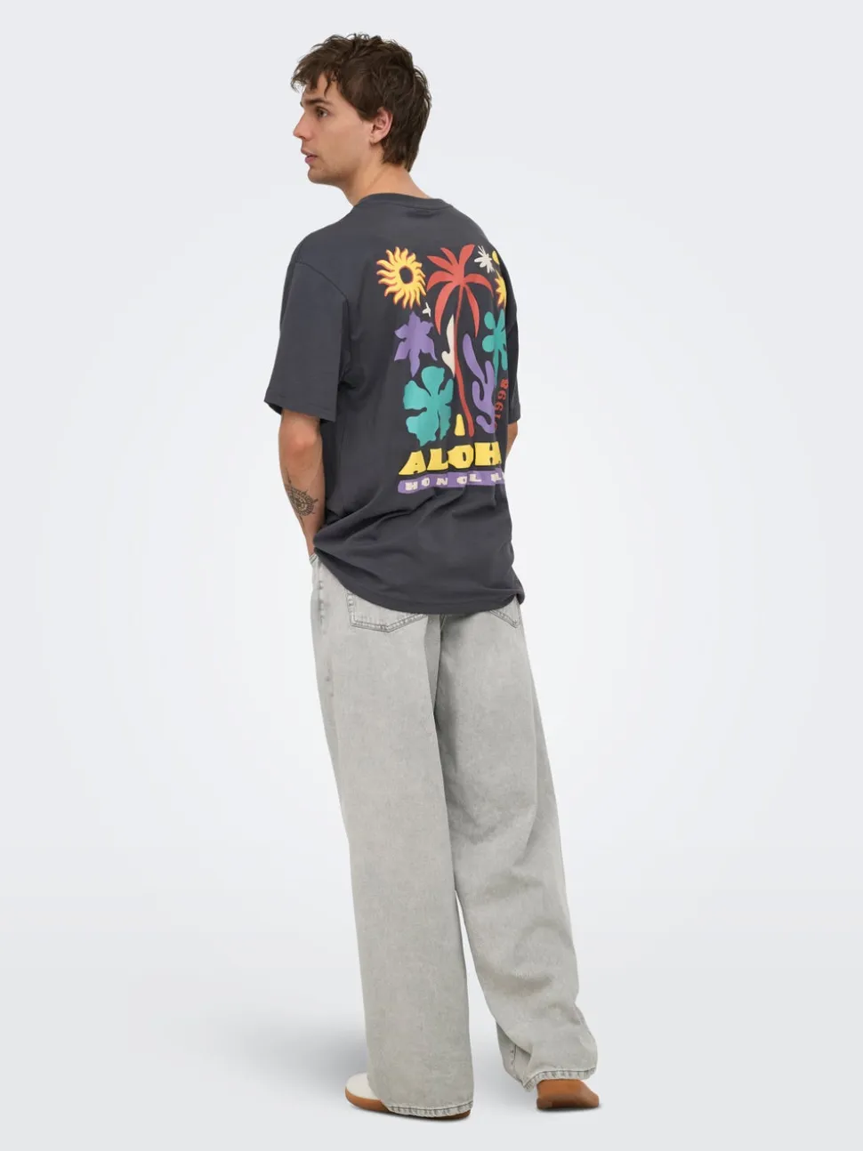 ONSREMI Vita media Wide Leg Fit Jeans