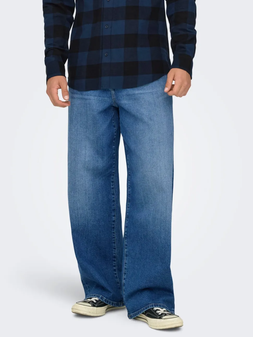 ONSREMI Vita media Wide Leg Fit Stretch Jeans