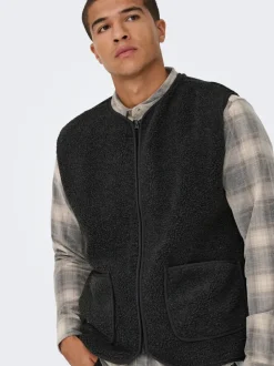 ONSTONY Gilet in pile