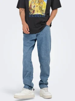ONSTYE Vita alta Tapered Fit Jeans