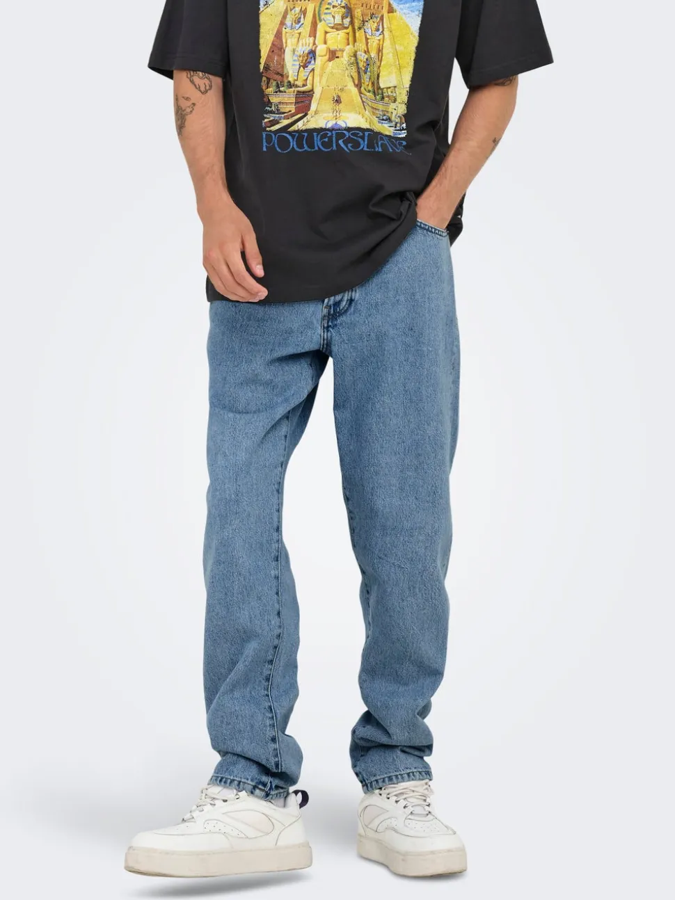 ONSTYE Vita alta Tapered Fit Jeans