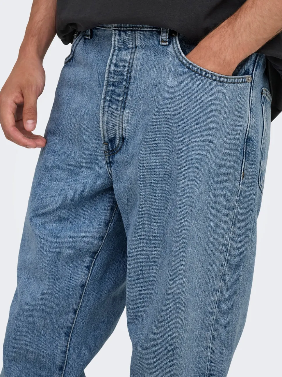 ONSTYE Vita alta Tapered Fit Jeans
