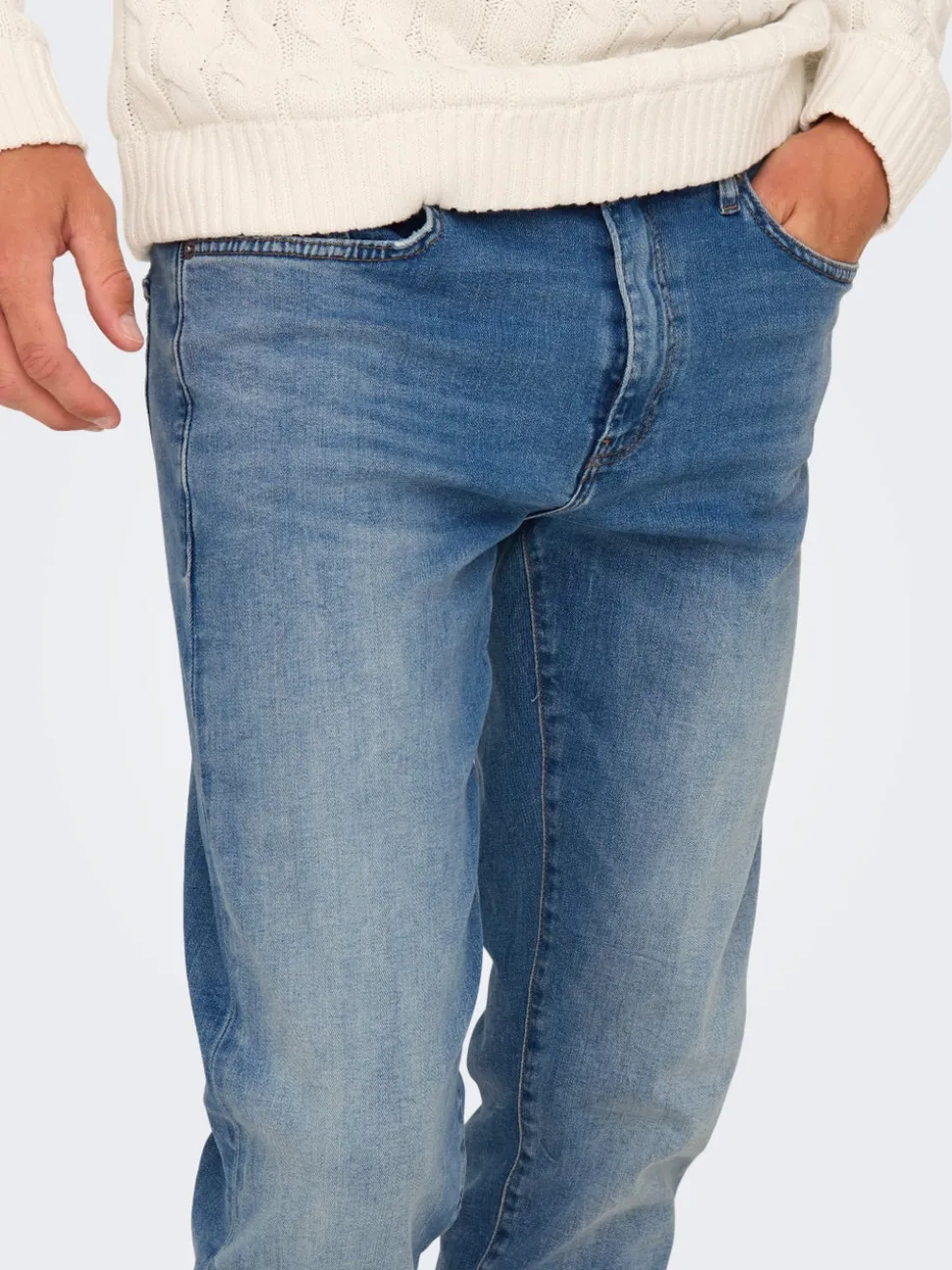 ONSWEFT Vita media Regular Fit Jeans